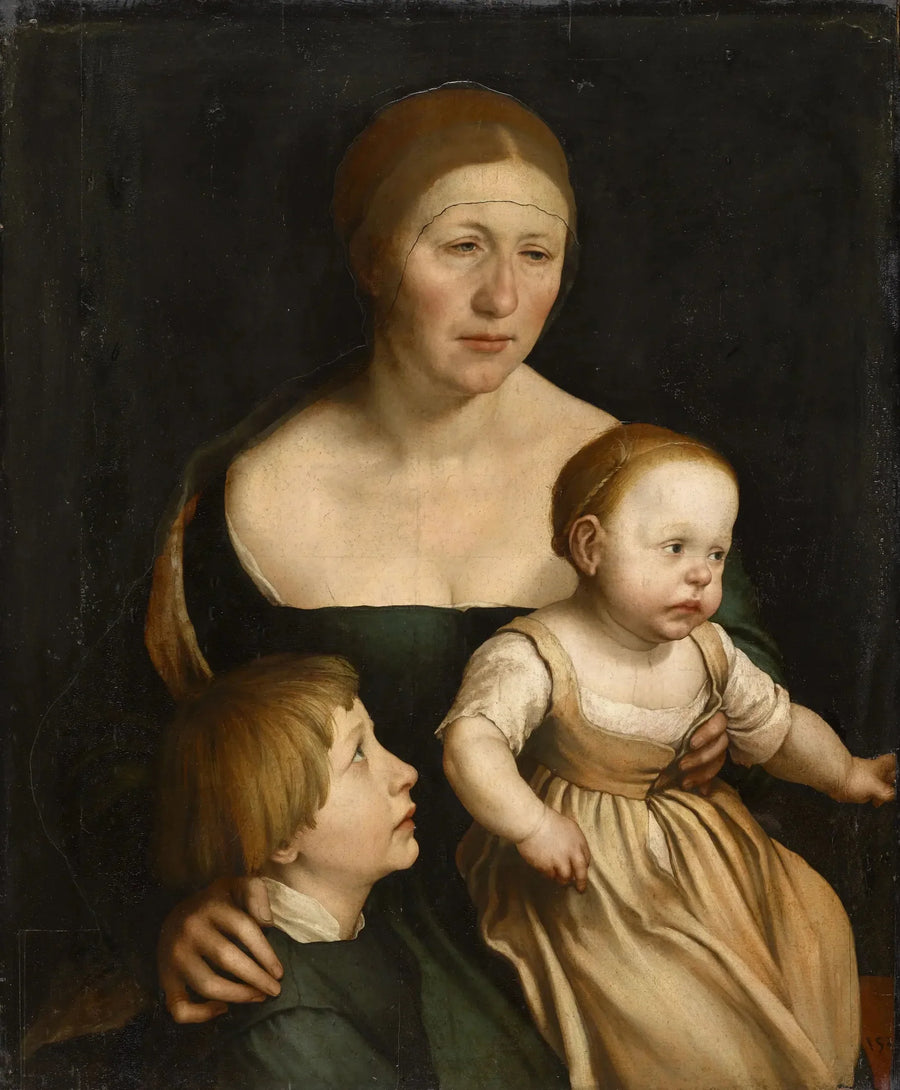 Retrato de la familia del artista - Hans Holbein el Joven