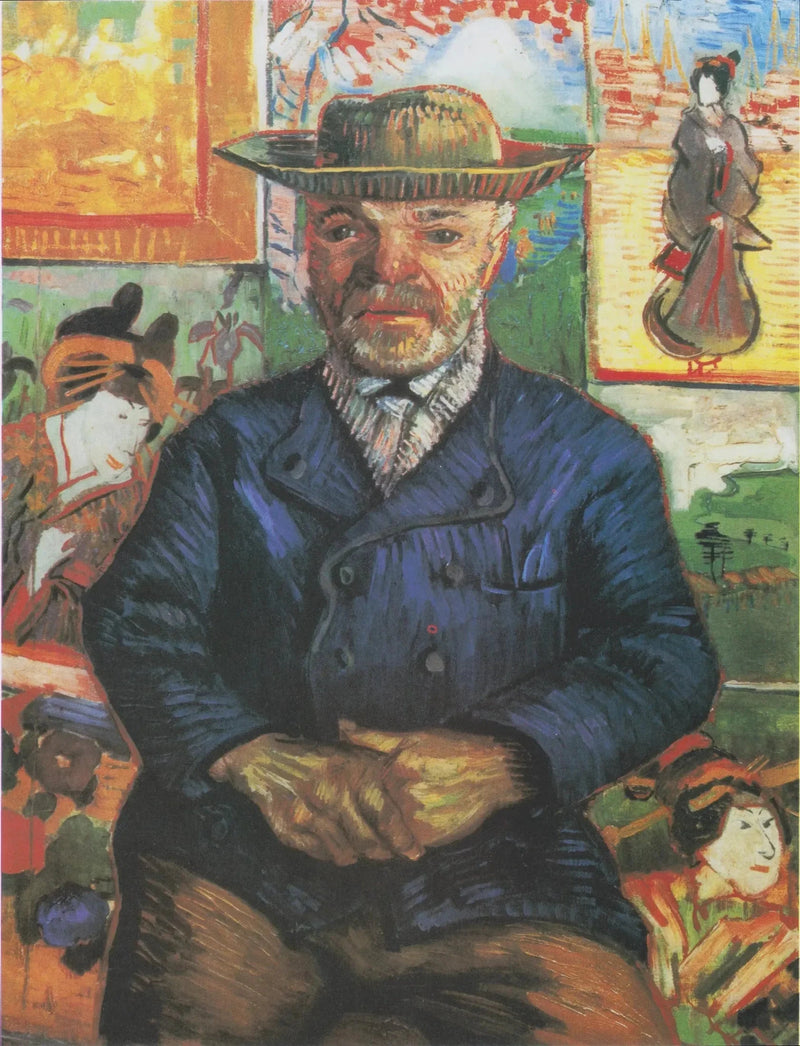 Retrato del Padre Tanguy - Vincent van Gogh
