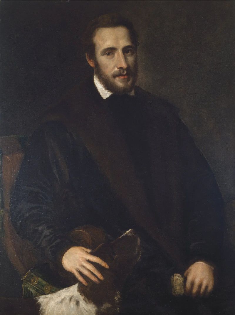 Retrato posible de Giovanni d'Anna - Tiziano