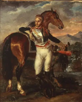 Retrato póstumo del teniente Legrand - Théodore Géricault