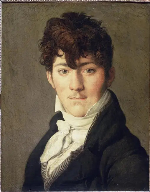 Retrato predicho de Auguste François, pintor y oficial de marina - Jean-Auguste-Dominique Ingres