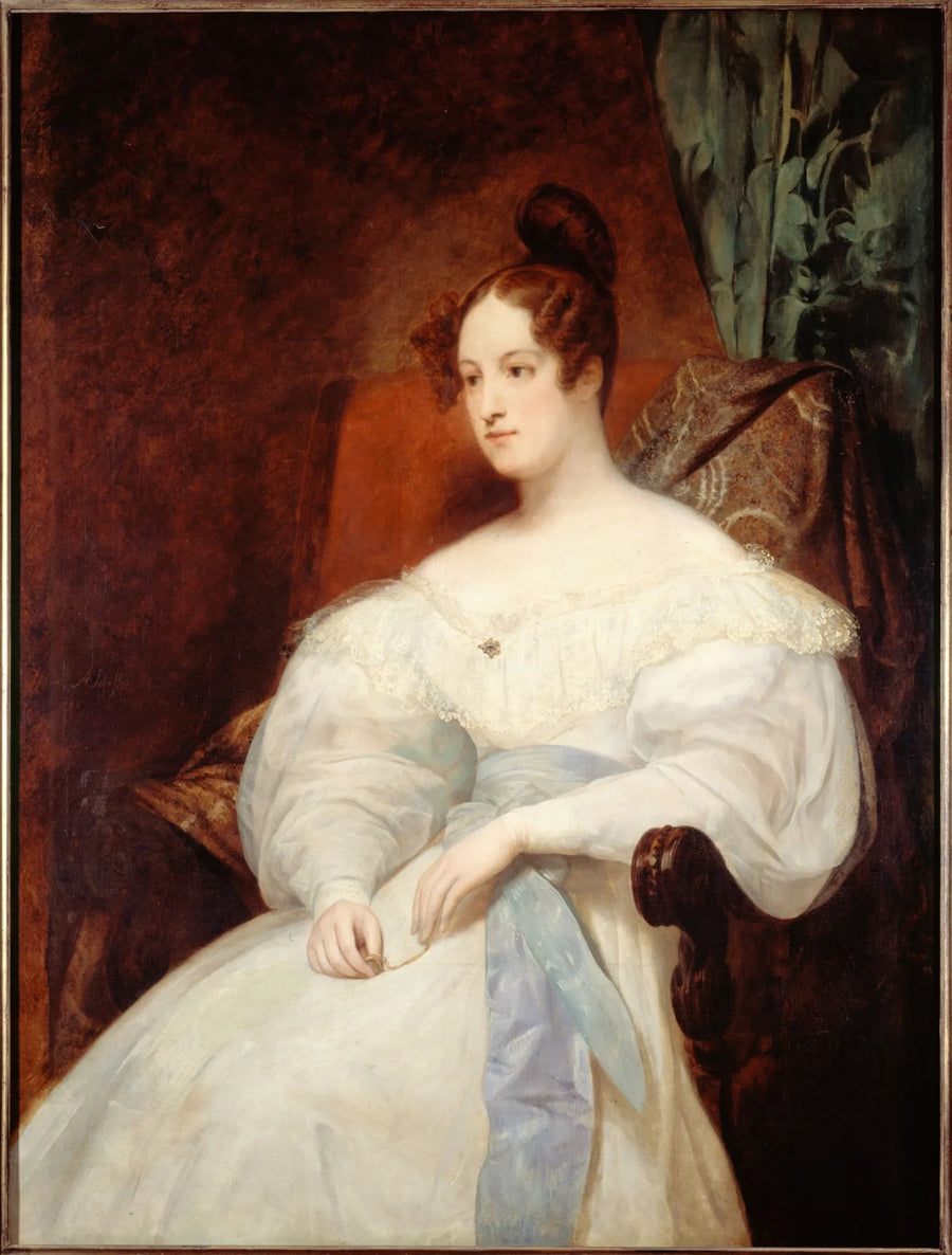 Retrato presuntivo de la princesa Louise de Orleans - Ary Scheffer
