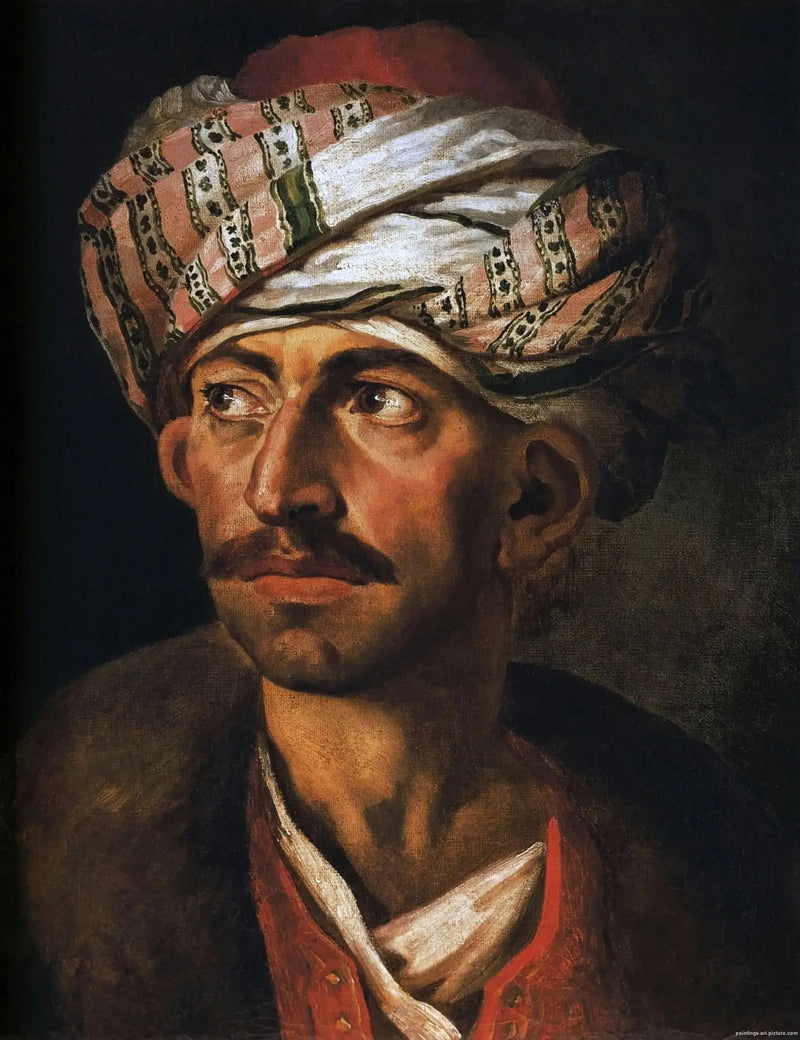 Retrato presuntivo de Mustapha - Théodore Géricault