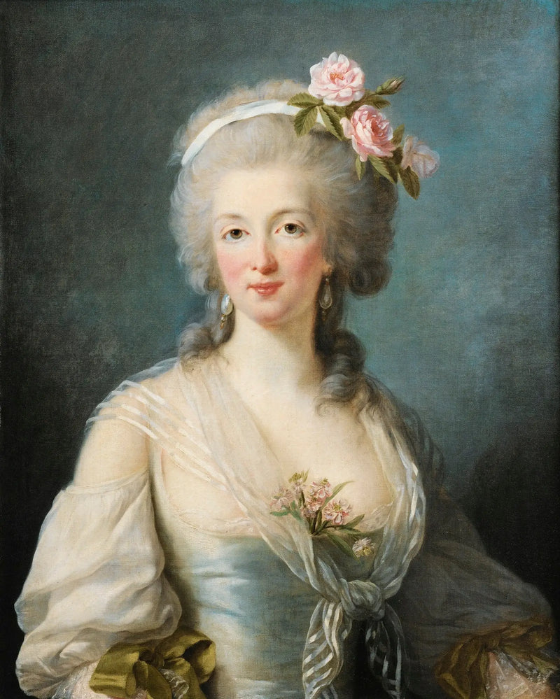 Retrato presunto de Juana de Valois-Saint-Rémy - Élisabeth Vigée Le Brun