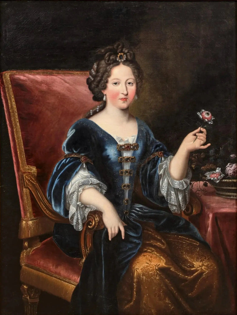 Retrato presunto de María Luisa de Orleans - Pierre Mignard
