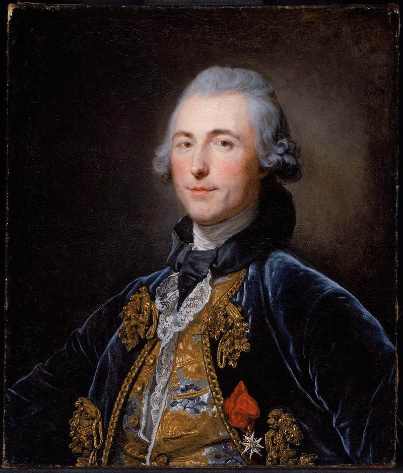 Retrato presunto del caballero de Damery - Jean-Baptiste Greuze