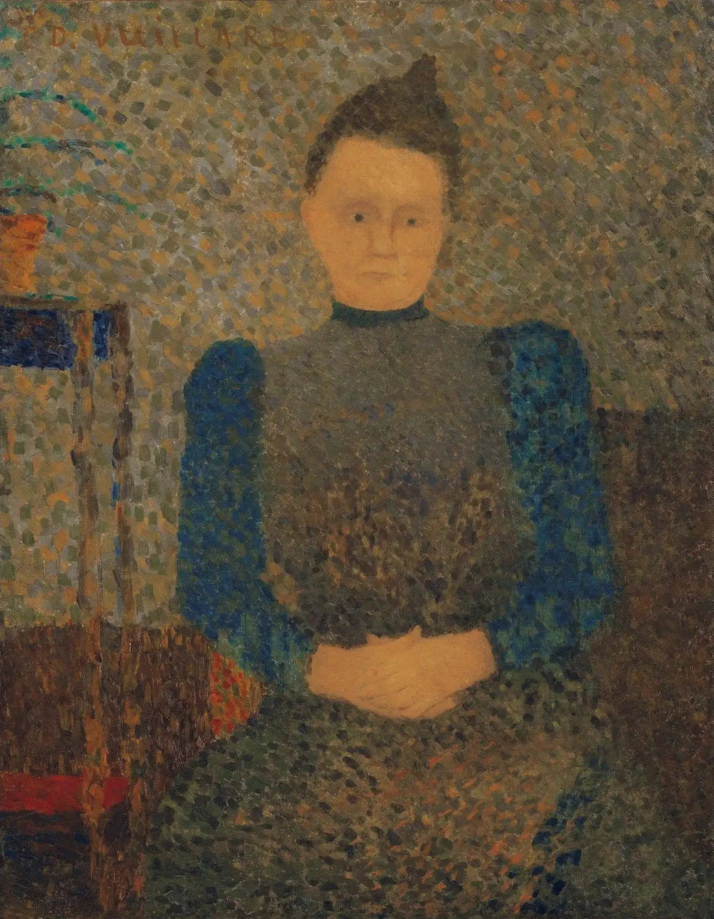 Portrait Schématique de Marie Vuillard - Édouard Vuillard image 1 copie peinte à la main à l’huile