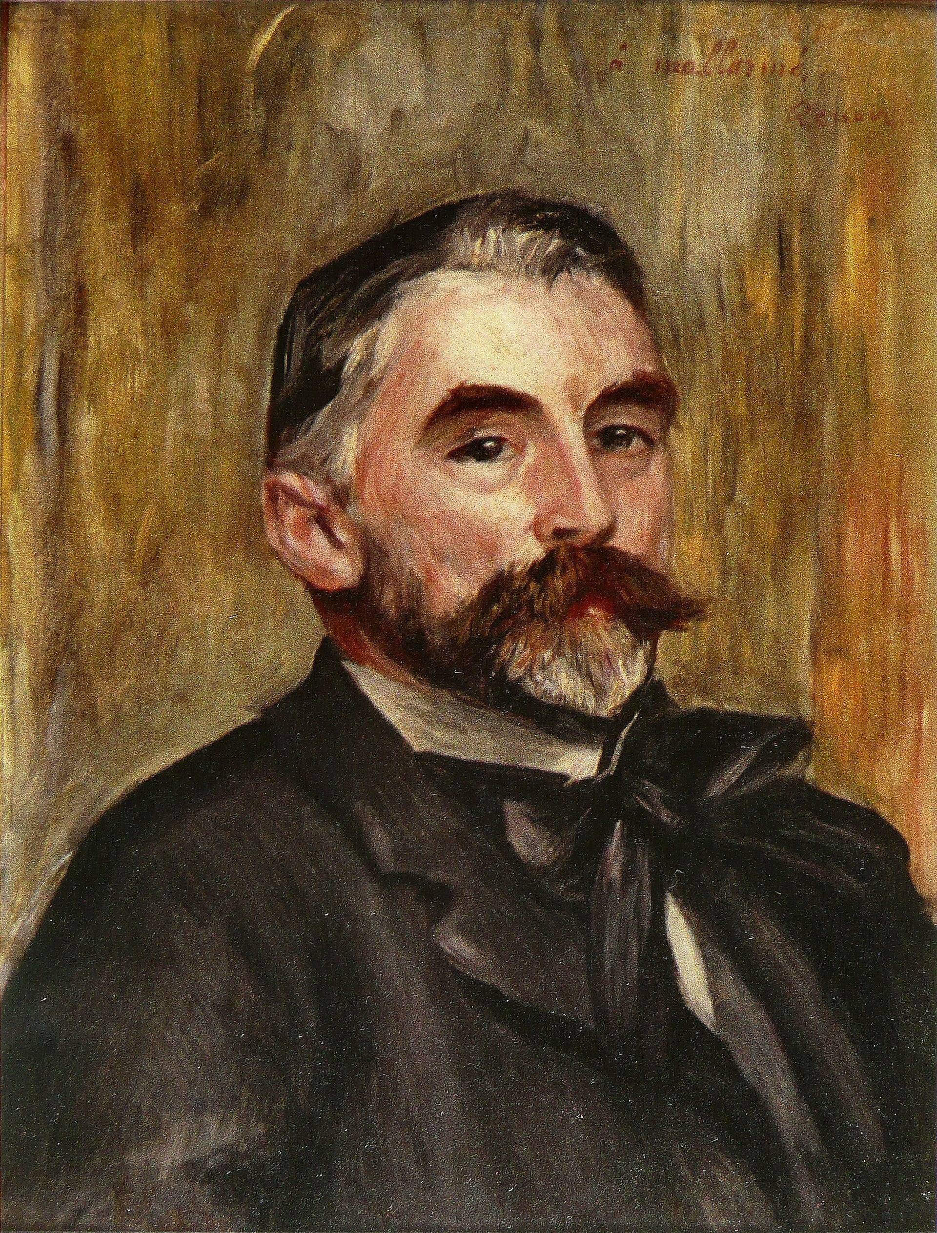Portrait de Stéphane Mallarmé, 1892, Renoir, musée d’Orsay – reproduction peinture à l’huile