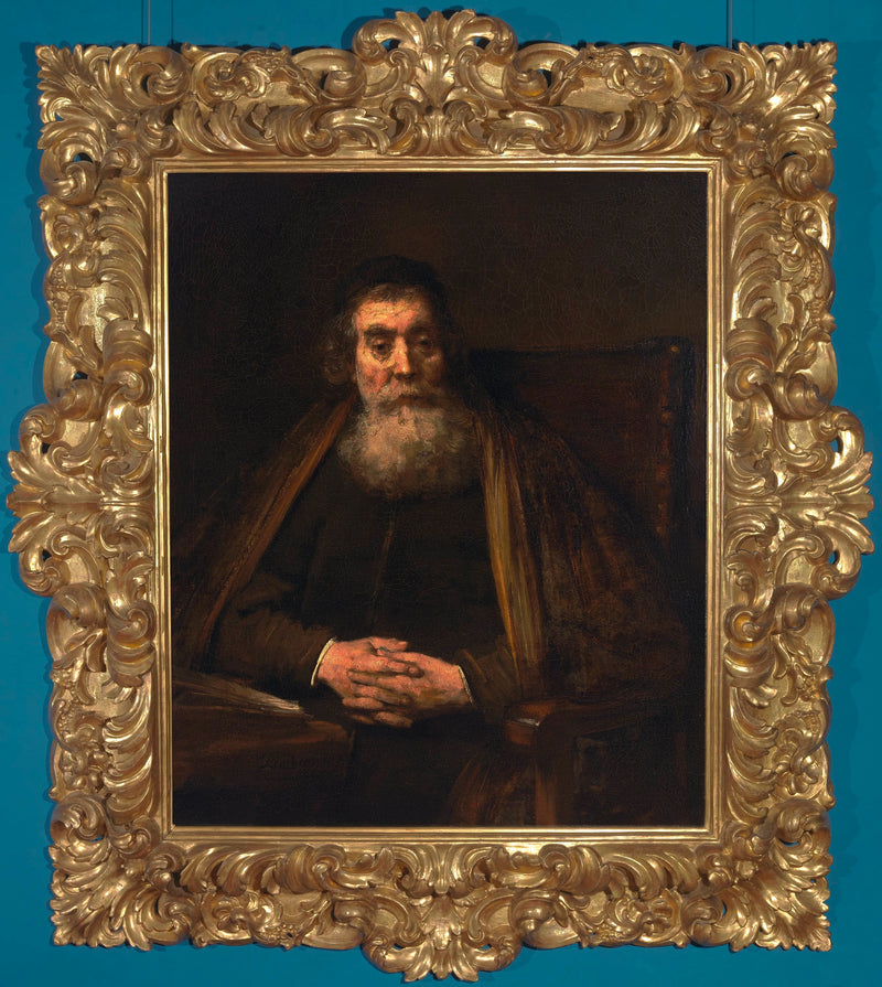 Retrato de un anciano (sin duda el pedagogo, Jan Amos Komensky conocido como Comenius) - Rembrandt