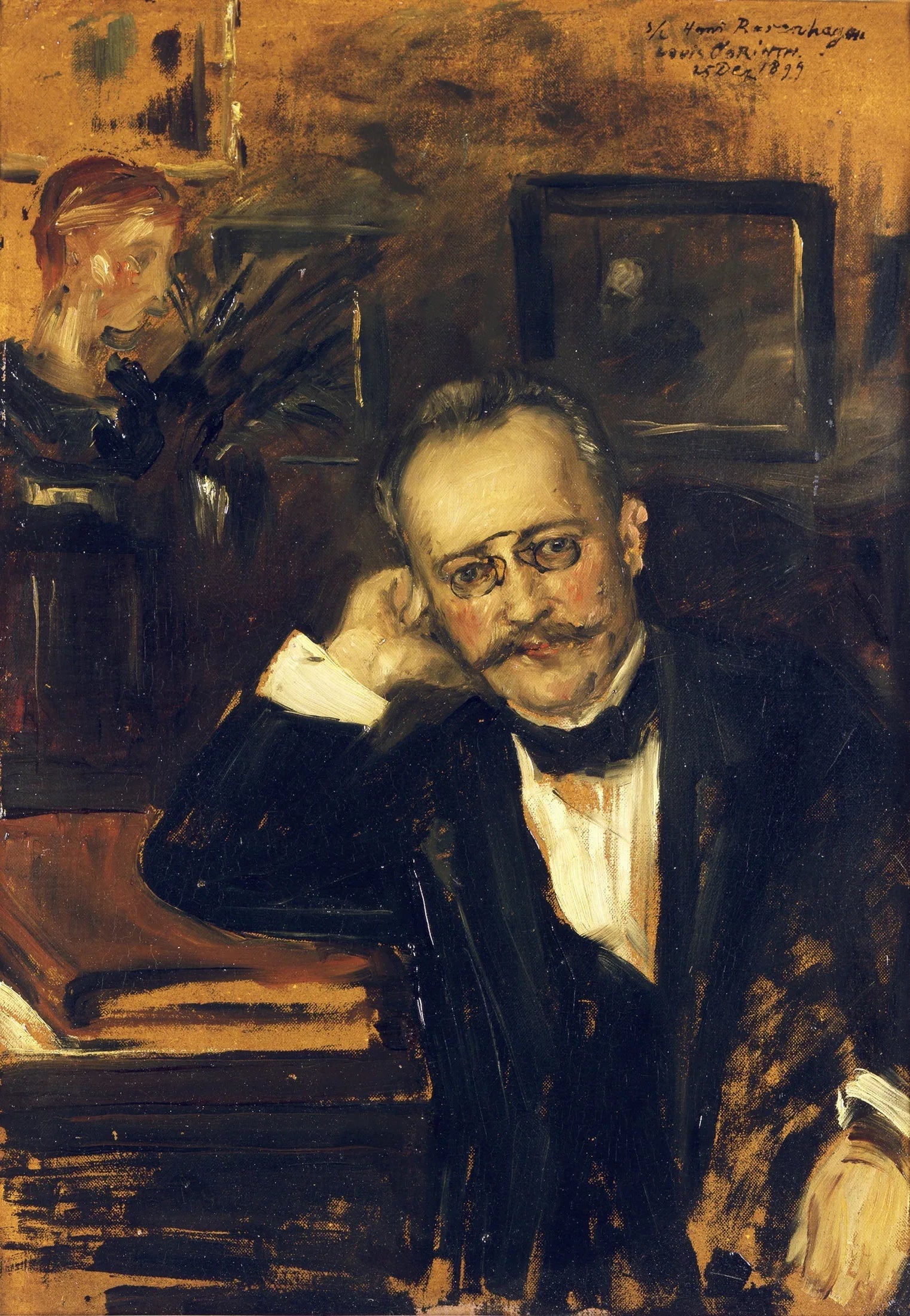 Porträt Hans Rosenhagen - Lovis Corinth image 1 copie peinte à la main à l’huile