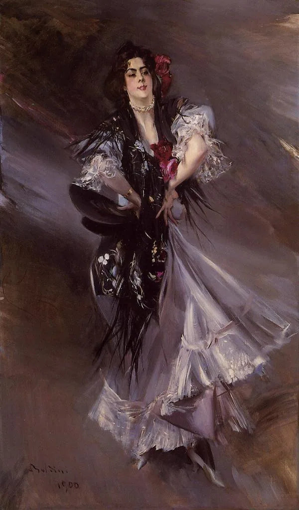 Retrato de Anita de la Ferie - la bailarina española" - Giovanni Boldini