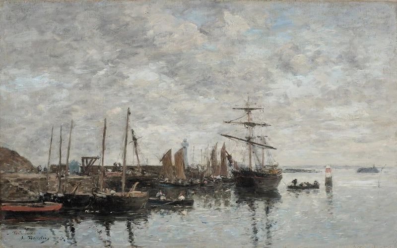 Portrieux, el puerto - Eugène Boudin