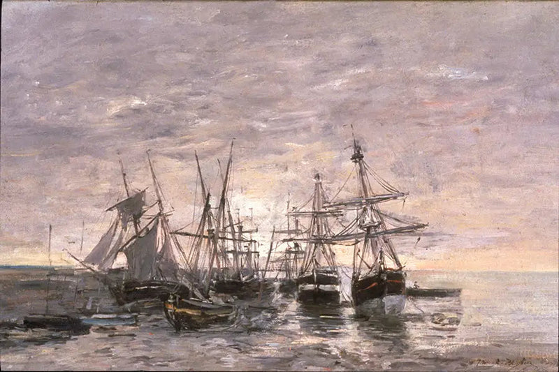 Portrieux - Marea baja - Eugène Boudin
