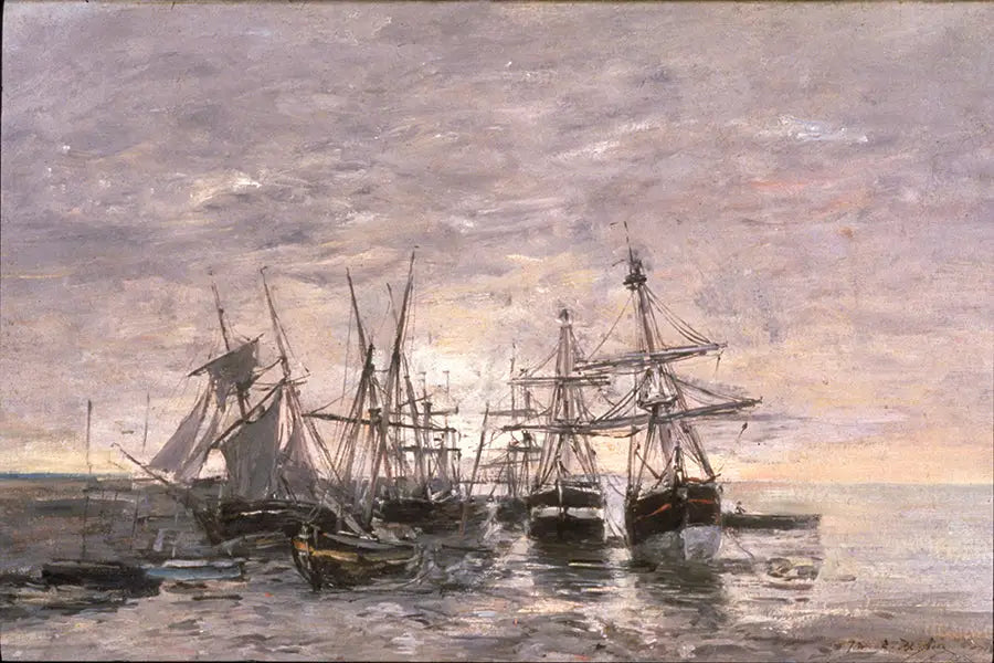 Portrieux - Marea baja - Eugène Boudin
