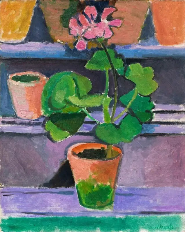 Maceta de geranios - Henri Matisse