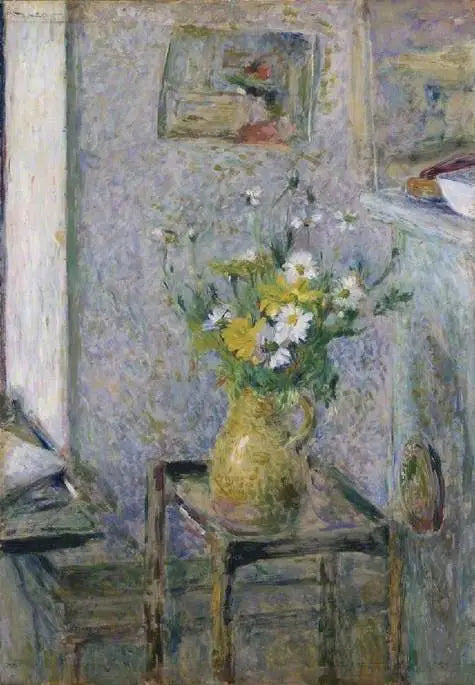 Tarro de gres y flores - Édouard Vuillard
