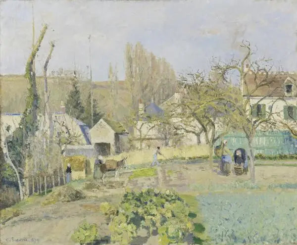 Huertos de L'Hermitage, Pontoise - Camille Pissarro