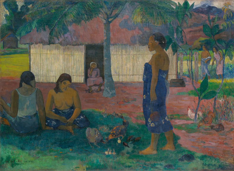 ¿Por qué estás enojada? - Paul Gauguin