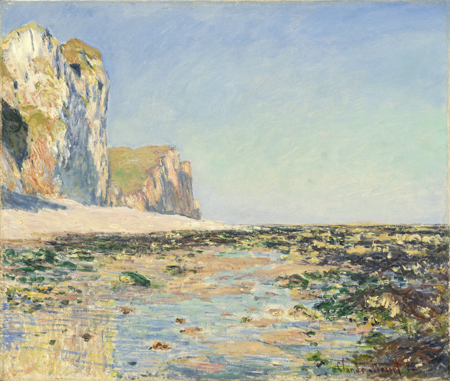 Junto al mar y acantilados de Pourville por la mañana W787 - Claude Monet