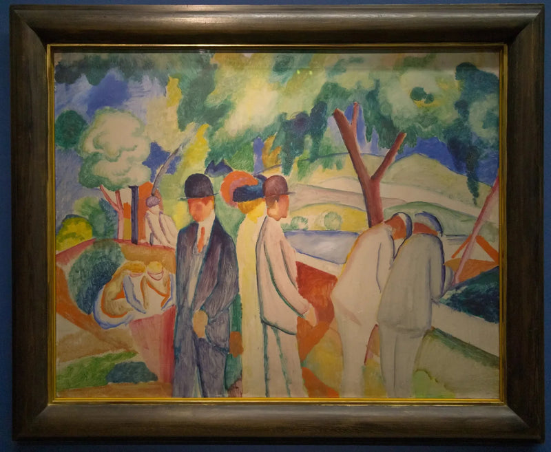 Cochecito (Gran cochecito luminoso) - August Macke