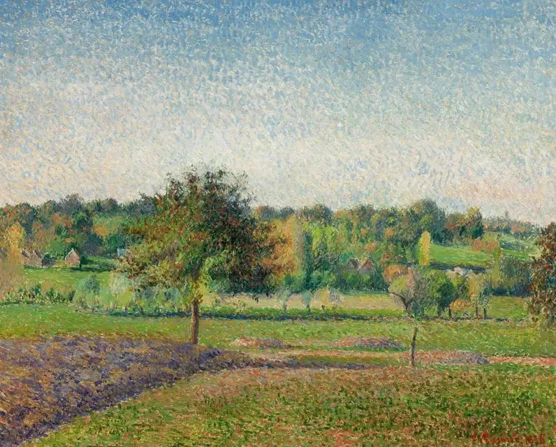 Pradera en Éragny - Camille Pissarro
