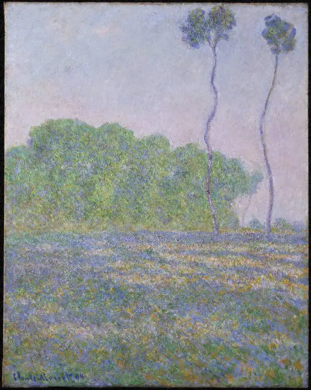 Pradera en Giverny - Claude Monet