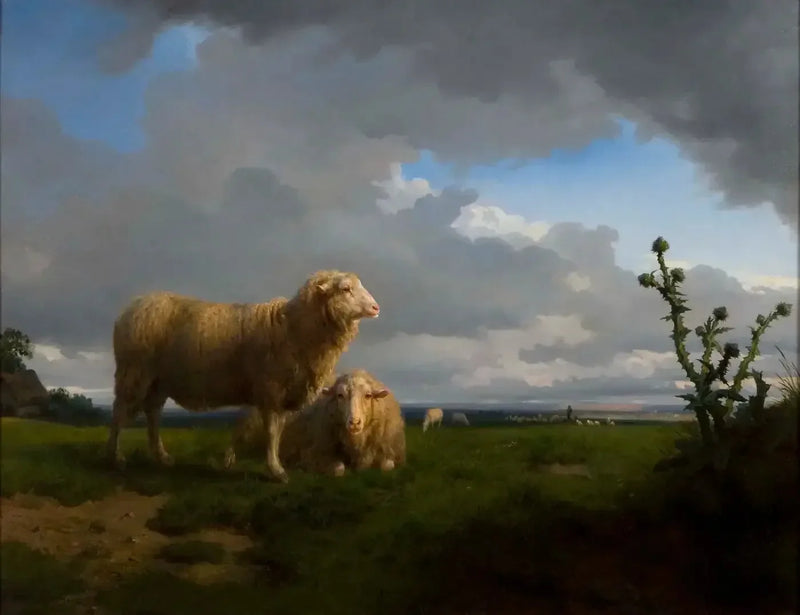 Prado y ovejas - Rosa Bonheur