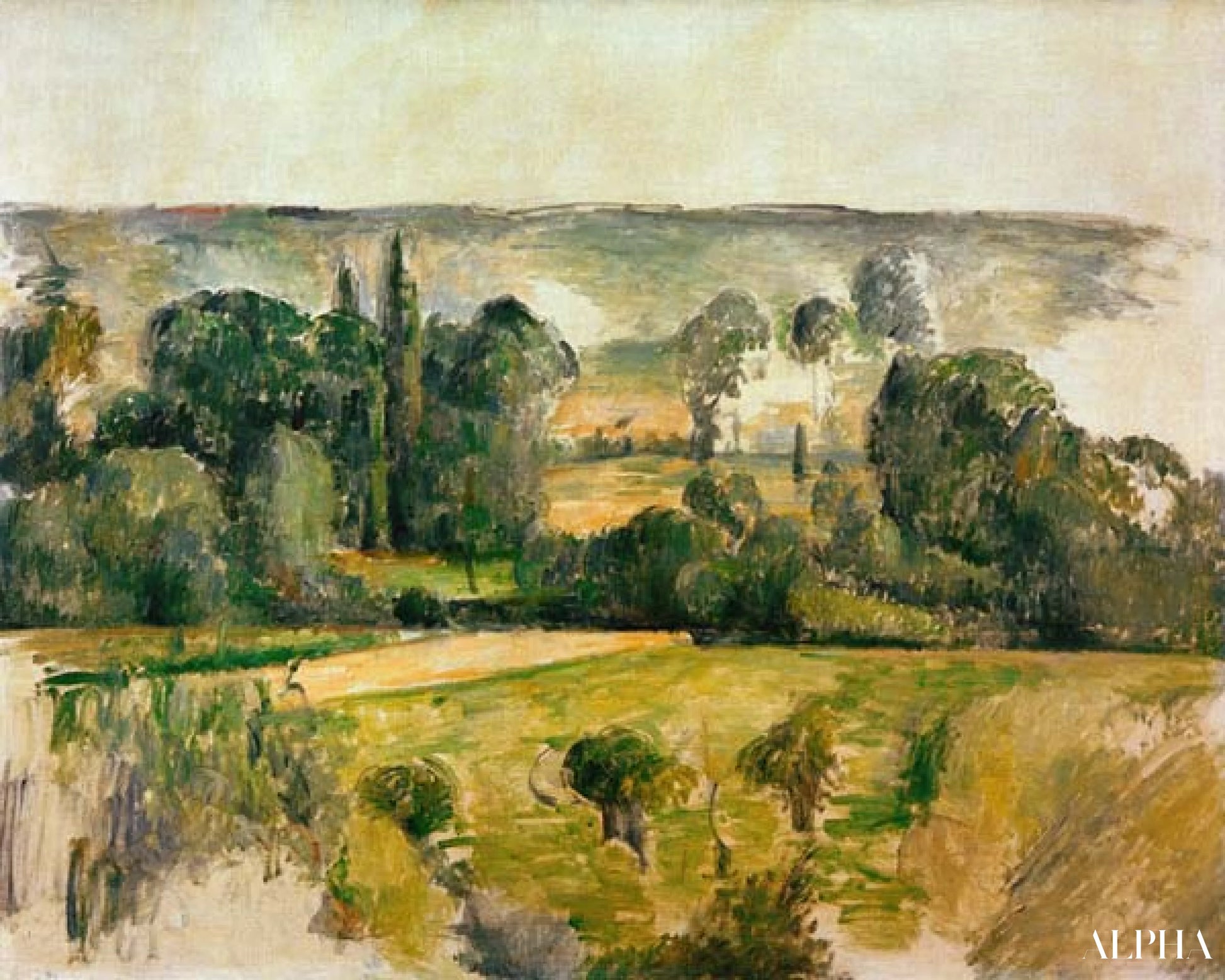Prairie - Paul Cézanne - Reproductions de tableaux et peintures haut de gamme