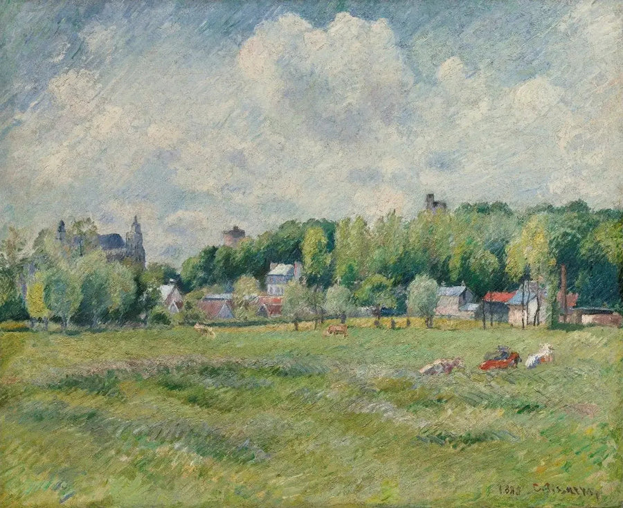 Praderas en Gisors - Camille Pissarro