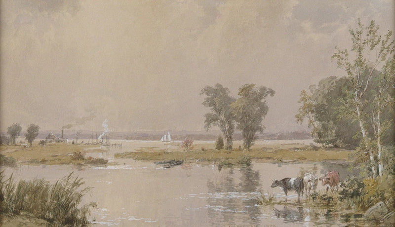 Praderas de Hackensack - Jasper Francis Cropsey