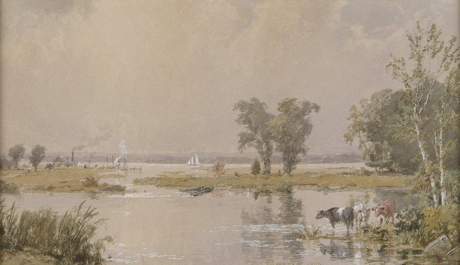 Praderas de Hackensack - Jasper Francis Cropsey