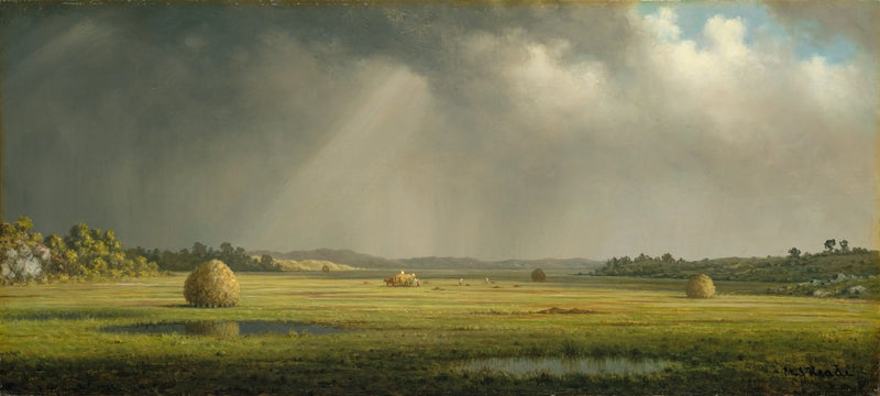 Praderas de Newburyport - Martin Johnson Heade