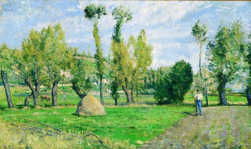 Praderas de Valhermeil cerca de Pontoise - Camille Pissarro
