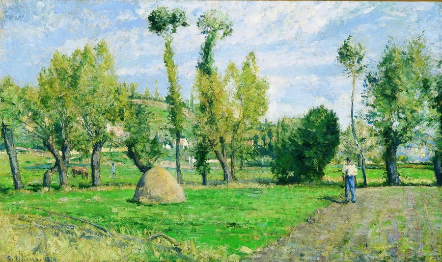 Praderas de Valhermeil cerca de Pontoise - Camille Pissarro