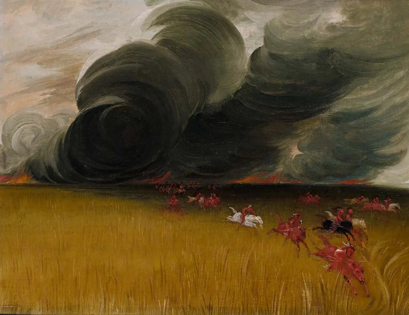 Praderas en llamas - George Catlin