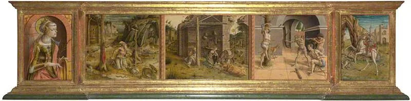 Prédella de La Madonna della Rondine - Carlo Crivelli