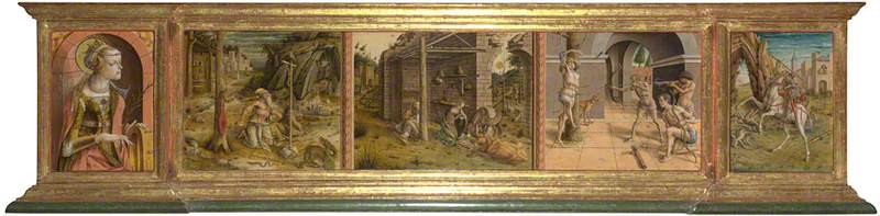 Prédella de La Madonna della Rondine - Carlo Crivelli