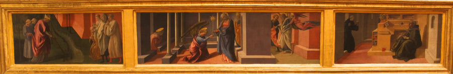 Predela del retablo Barbadori - Fra Filippo Lippi