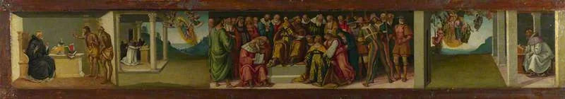 Prédelle : Esther y la vida de san Jerónimo - Luca Signorelli