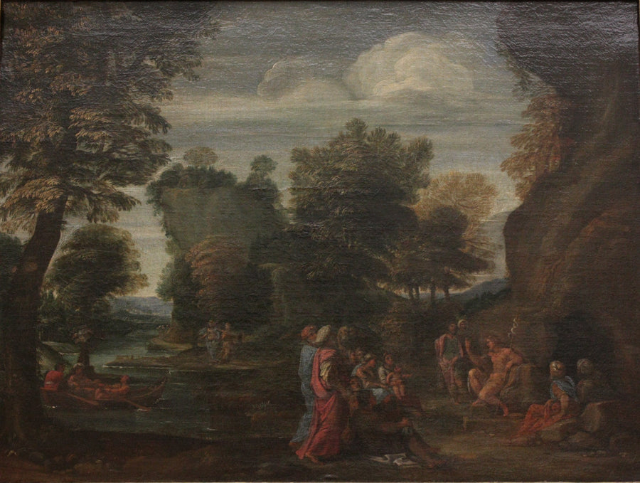 Predicación de San Juan Bautista - Annibale Carracci