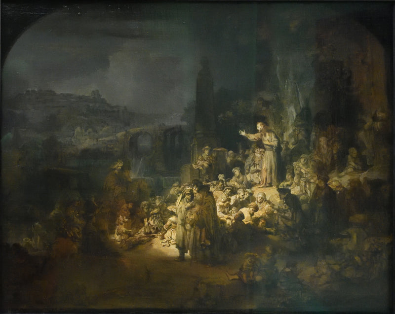 La predicación de san Juan Bautista - Rembrandt