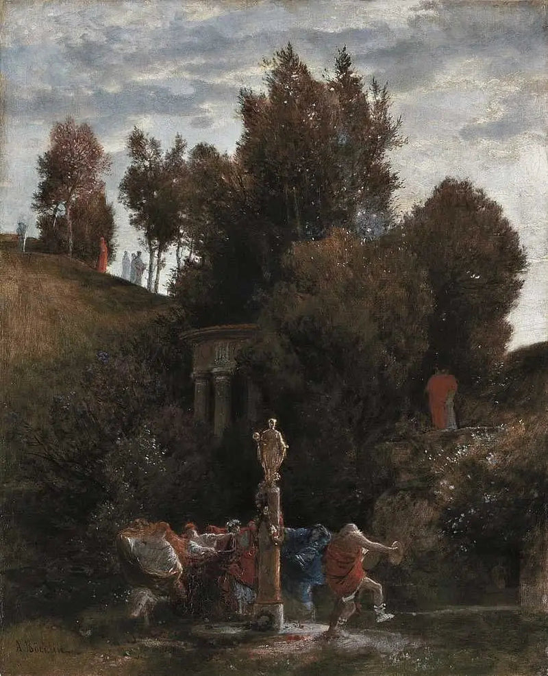 Primer mayo romano - Arnold Böcklin