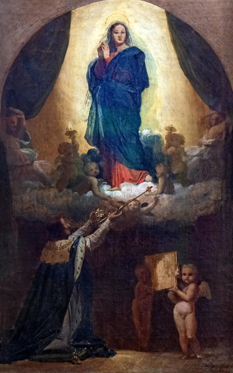 Primer pensamiento del Voto de Luis XIII - Jean-Auguste-Dominique Ingres