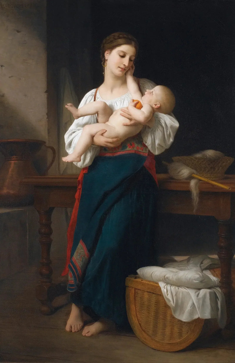Primeras caricias - Bouguereau
