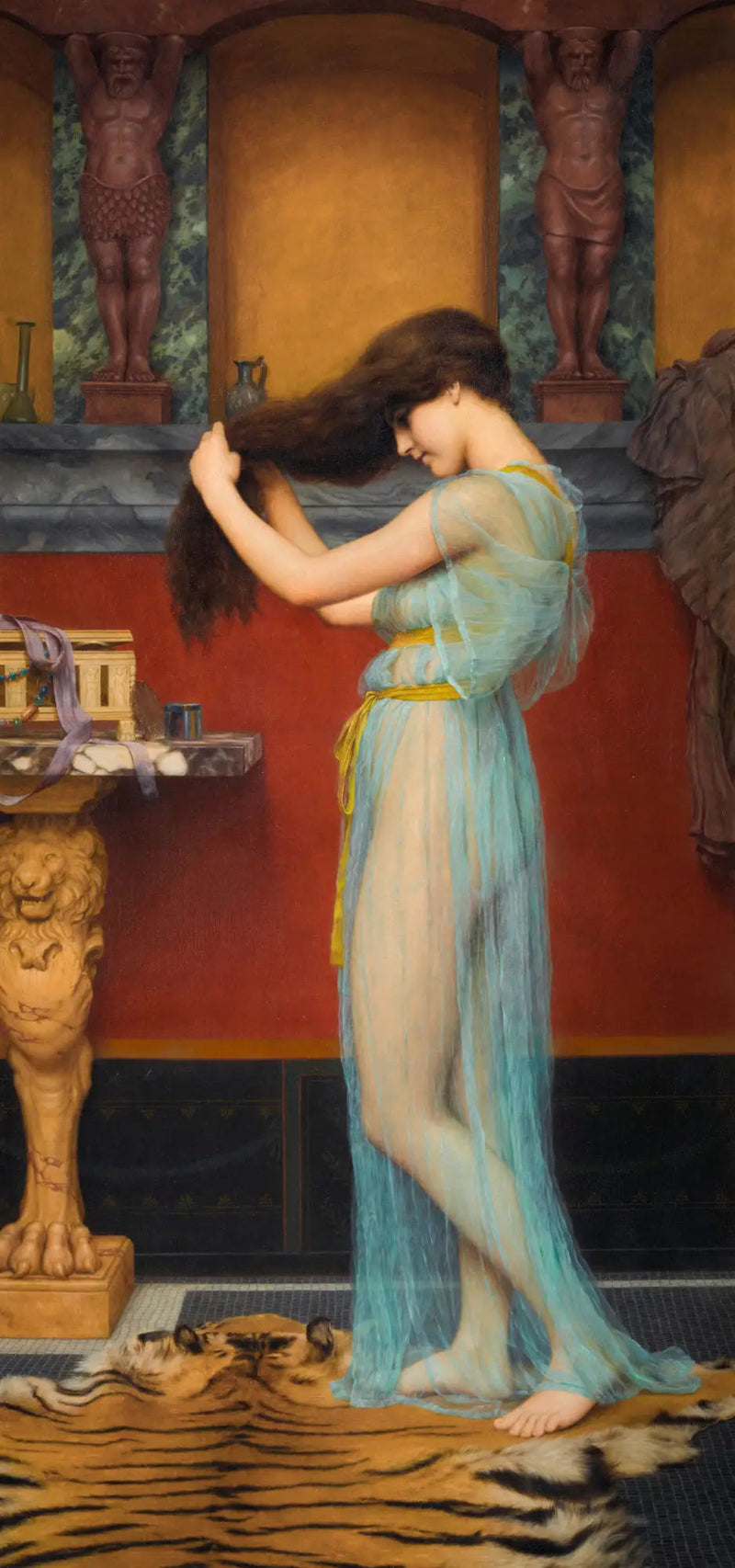Preparación del baño - John William Godward