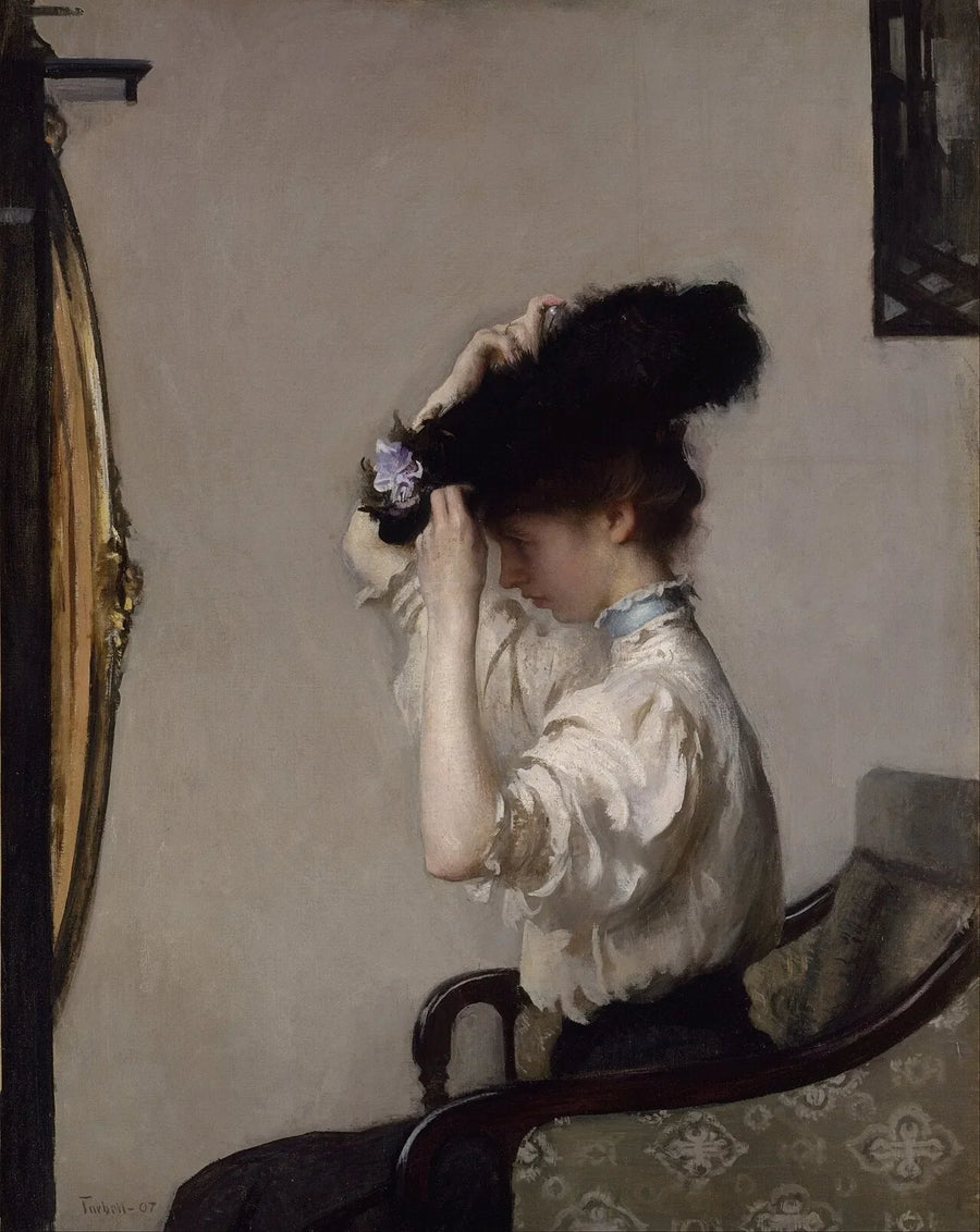 Preparación para la mañana - Edmund Charles Tarbell