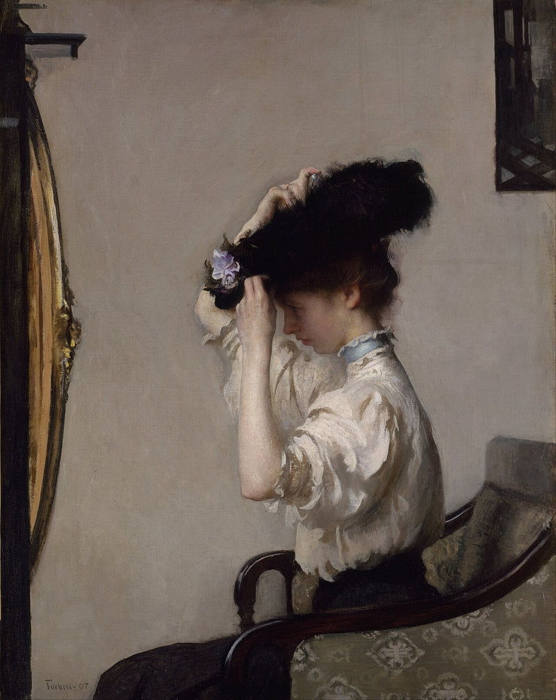 Preparación para la mañana - Edmund Charles Tarbell