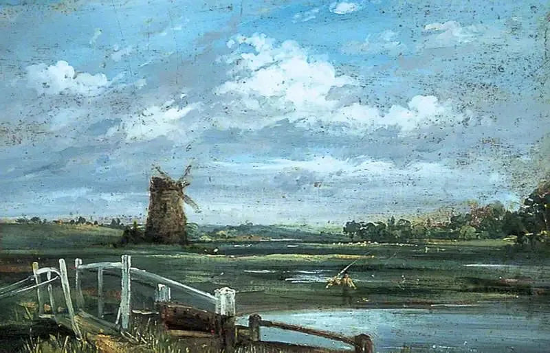 Cerca de Haddon, Derbyshire (?) - John Constable
