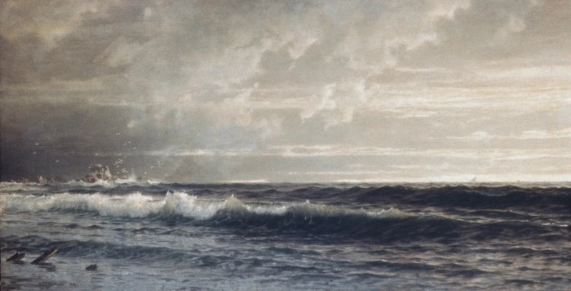 Cerca de Land's End, Cornualles - William Trost Richards