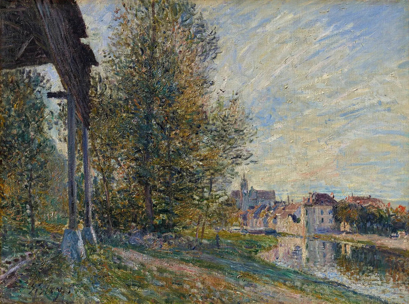 Cerca de Moret-sur-Loing - Alfred Sisley